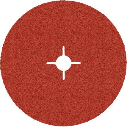 787C, Fibre Disc, 89732, 180 x 22mm, Star Shaped Hole, P36, Cubitron II Ceramic