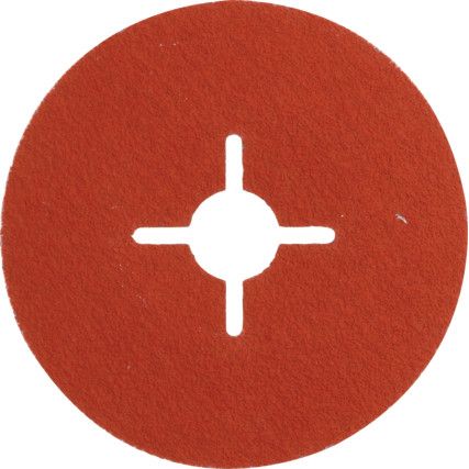 987C, Fibre Disc, 27649, 115 x 22mm, Round Hole, P80, Cubitron II Ceramic