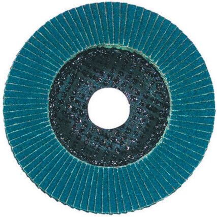 FBZ115, Flap Disc, 115 x 22.23mm, Conical (Type 29), P120, Zirconia