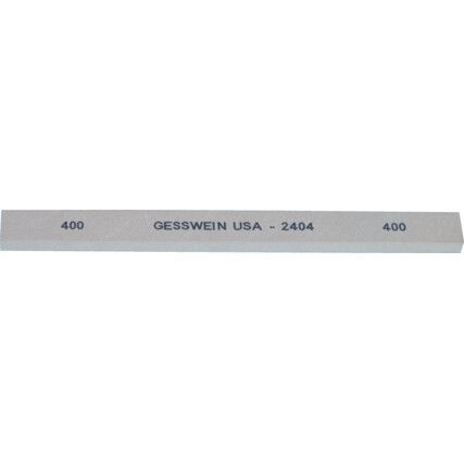 DF2604, Gesswein Stone, Rectangular, Aluminium Oxide, 600 Grit, 13 x 6 x 150mm