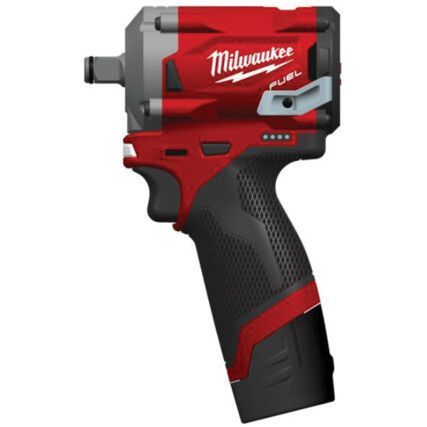 M12FIW14-0 Cordless Impact Wrench, 1/4in. Drive, 12V, Brushless, 135Nm Max. Torque