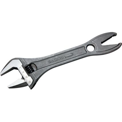 Adjustable Spanner, Alloy Steel, 8in./205mm Length, 32mm Jaw Capacity