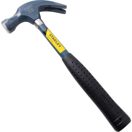 Claw Hammer, 16oz., Steel Shaft, Anti-vibration/Corrosion-resistant