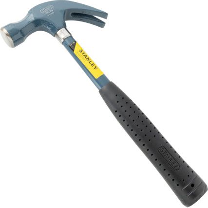 Claw Hammer, 20oz., Steel Shaft, Anti-vibration/Corrosion-resistant