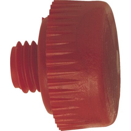 25mm Nylon Hammer Face, Medium Hard, Red