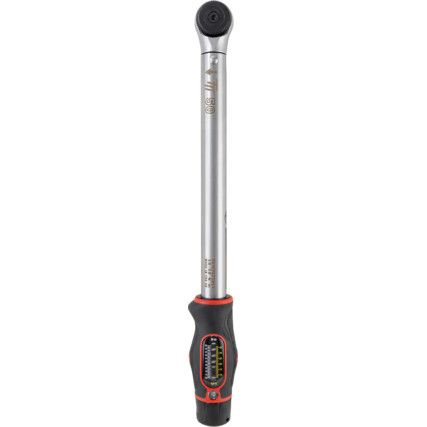 Adjustable, Torque Wrench, 10 to 50Nm, Drive 3/8in.