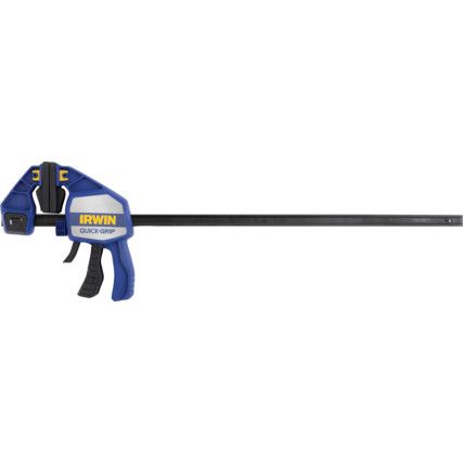 24in./600mm Quick Clamp, Nylon Jaw, 272kg Clamping Force, Pistol Grip Handle