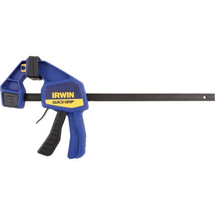 12in./300mm Quick Clamp, Nylon Jaw, 136kg Clamping Force, Pistol Grip Handle