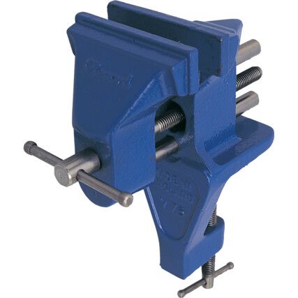 Bench Vice, 75mm, Bolt or Clamp Mount, Fixed Base, Cast Iron