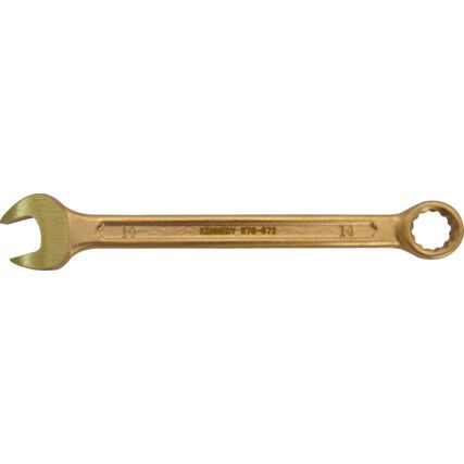 Single End, Non-Sparking Combination Spanner, 19mm, Metric