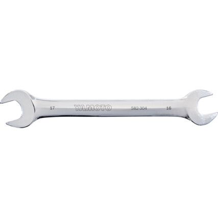 Single End, Open Ended Spanner, 16 x 17mm, Metric