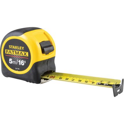0-33-719, FATMAX, 5m / 16ft, Heavy Duty Tape Measure, Metric and Imperial, Class II