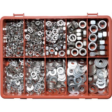 METRIC NUT & WASHER KIT A4 AVG-890PC