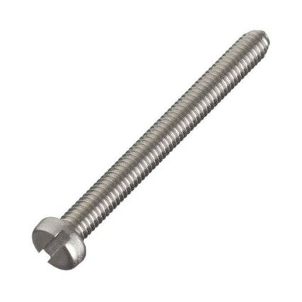 M3x8 Slotted Cheese Head Machine Screw A2 Stainless Steel