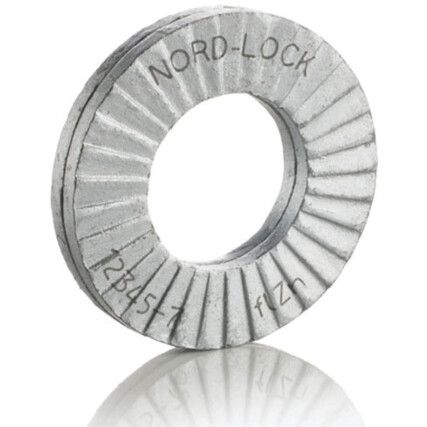M8 Steel Wedge Lock Washers, Pack of 200, Delta Pro Coating