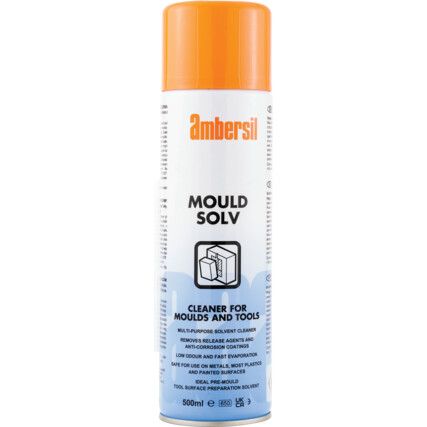 Mould Solv, Mould Cleaner, Solvent Based, Aerosol, 500ml