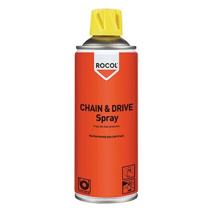 CHAIN & DRIVE, Chain, Drive & Rope Lubricant, Aerosol, 300ml