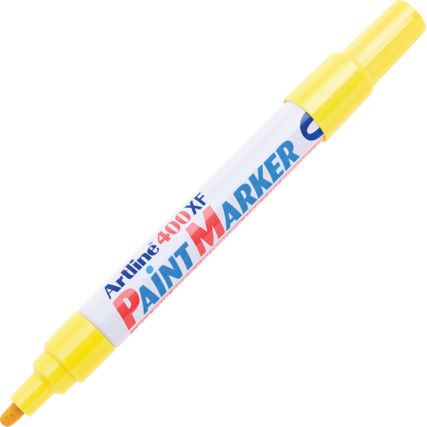 400XF, Paint Marker, Yellow, Permanent, Bullet Tip, Single