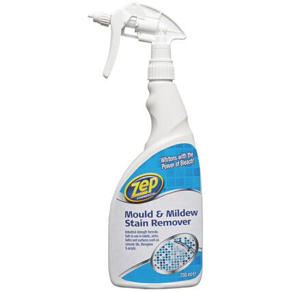 Mould & Mildew Stain Remover, Spray Bottle, 750ml