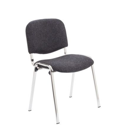CLUB CHROME CONFERENCE CHAIR CHARCOAL