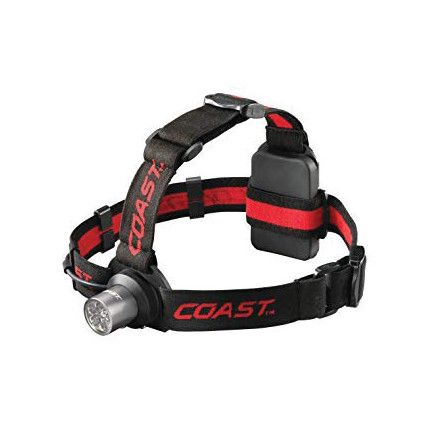 Head Torch, LED, Non-Rechargeable, 175lm, 56m Beam Distance