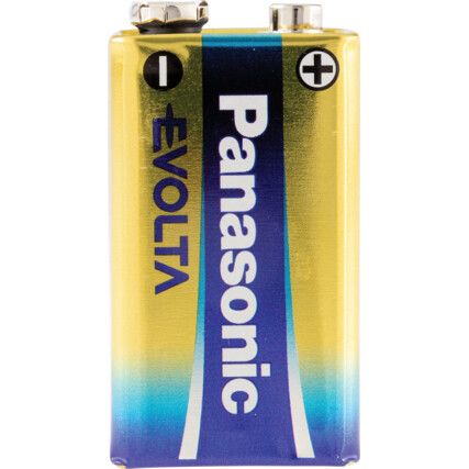 Single Evolta 9V Alkaline Battery