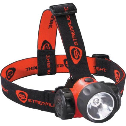 Head Torch, LED, Non-Rechargeable, 120lm, 165m Beam Distance, ATEX Zone 0