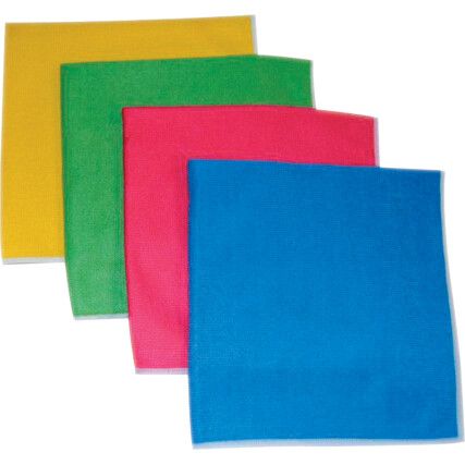 C120 Absorbent Red/Pink Cloths - Pack of 5