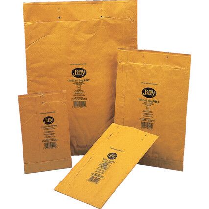 Jiffy Padded Bag, Brown, 107 x 235mm, Pack 200