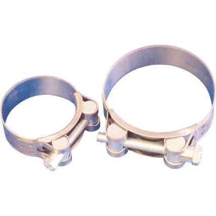 BOLT CLAMP / GBS CLAMP 27mm - 29mm  HEAVY DUTY W2 STAINLESS STEEL