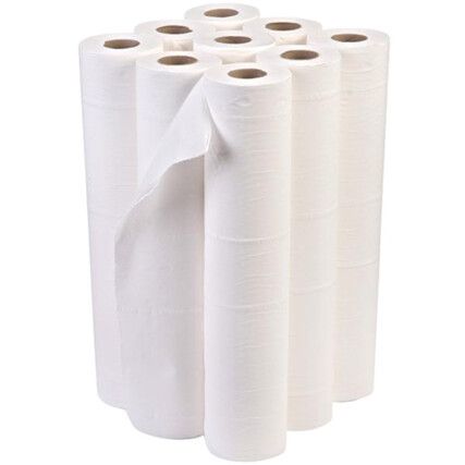 Hygiene Roll, White, 2 Ply, 9 Rolls
