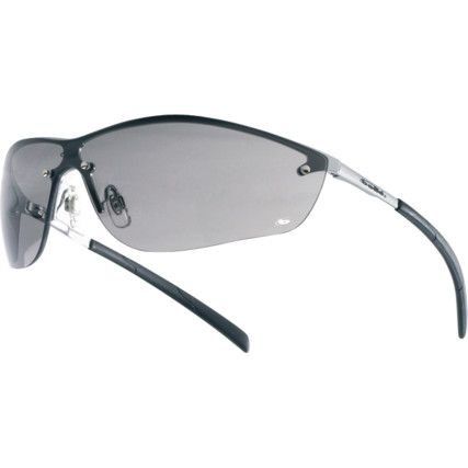 Silium, Safety Glasses, Smoke Lens, Half-Frame, Grey Frame, Anti-Fog/Impact-resistant/Scratch-resistant/Sun Glare/UV-resistant