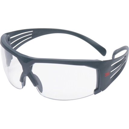 SecureFit, Safety Glasses, Clear Lens, Half-Frame, Black Frame, Anti-Fog/High Temperature Resistant/Impact-resistant/Scratch-resistant/UV-resistant