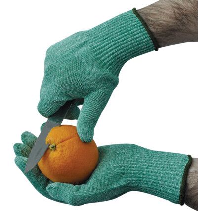 Bladeshades, Cut Resistant Gloves, Green, EN388: 2016, 3, X, 4, 3, D, Uncoated, Dyneema®, Size 11