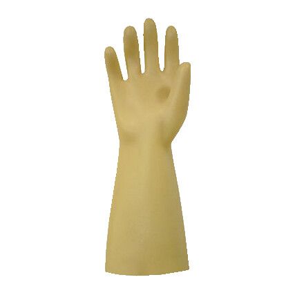 RE00360 SuperGlove, Electricians Gloves, Yellow, Latex, Uncoated, Size 10