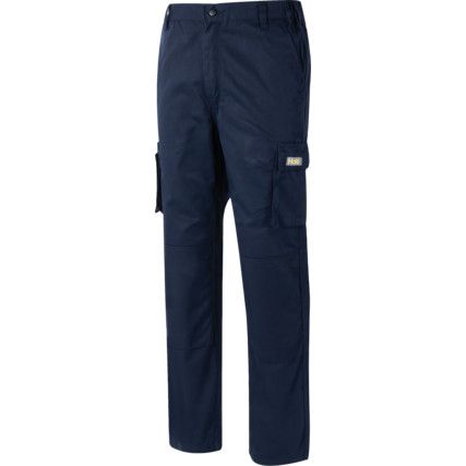 Cargo Trousers, Navy Blue, 38" Waist, Regular Fit, 31" Leg