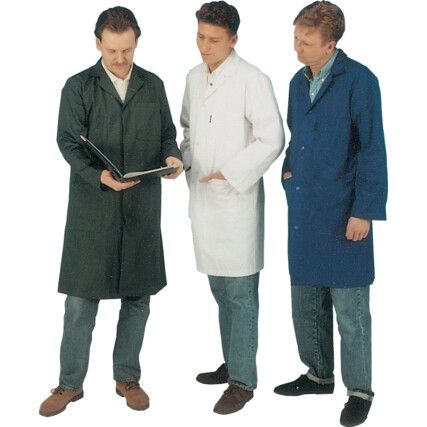 Warehouse Coat, Reusable, Men, Green, Cotton/Polyester, M