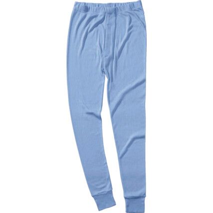 Long John Trousers, Unisex, Light Blue, Cotton/Polyester, Waist 33"-34", Regular, M