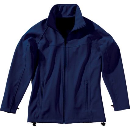 Soft Shell Jacket, Women, Navy Blue, Size 12