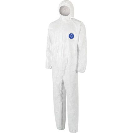 Classic Xpert 500, Chemical Protective Coveralls, Disposable, Type 5/6, White, Tyvek® 500, Zipper Closure, Chest 52-54", 2XL