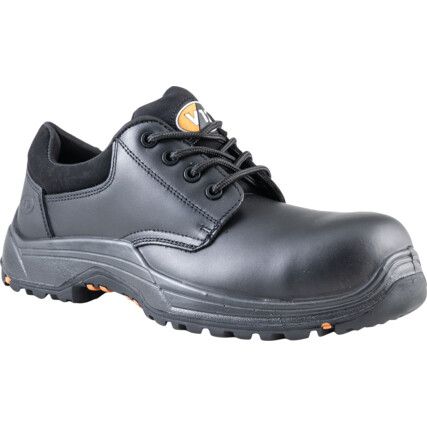 Tiger, Safety Shoes, Unisex, Black, Leather Upper, Composite Toe Cap, S3, SRC, Size 5