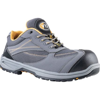 IGS, Safety Trainers, Unisex, Grey, Synthetic Upper, Composite Toe Cap, S1P, ESD, Size 7