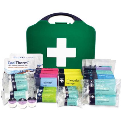 BS8599-1 LARGE WORKPLACE FIRST AID KIT - IN RECYCLED AURA BOX