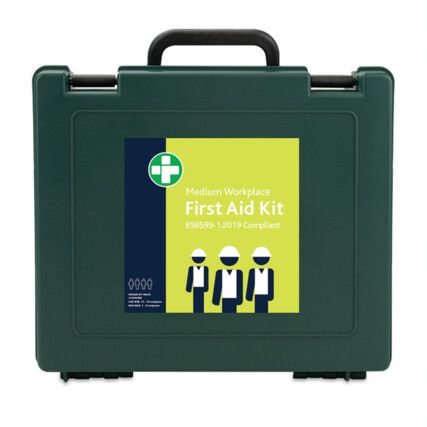 RELIANCE FIRST AID KIT WORKPLACE MEDIUM BS8599-1 IN OXFORD BOX