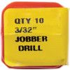 Jobber Drill,  3/32in., Normal Helix, High Speed Steel, Black Oxide thumbnail-4