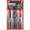 150mm (6'') 4 Piece Second Cut Engineers File Set With Handles thumbnail-1