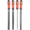 200mm (8'') 4 Piece Second Cut Engineers File Set With Handles thumbnail-1