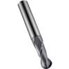 S501 2.50mm Carbide 2 Flute Ball Nosed Short Series Slot Drill - X-Ceed Coated thumbnail-0
