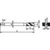 5717 M3x0.50 6H HSS-E Straight Shank Spiral Flute Taps - Steam Tempered thumbnail-1