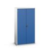 Verso Storage Cabinet, 2 Doors, Blue, 2000 x 1050 x 550mm thumbnail-1